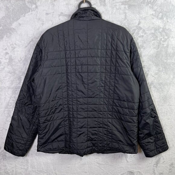 Eddie Bauer Quilted Jacket Women's Large Black Full Zip Winter Coat READ - Picture 8 of 16